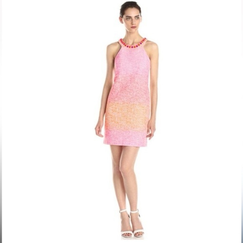 NEW ⚡️ TRINA TURK Aptos Pink and Orange Summer Dress